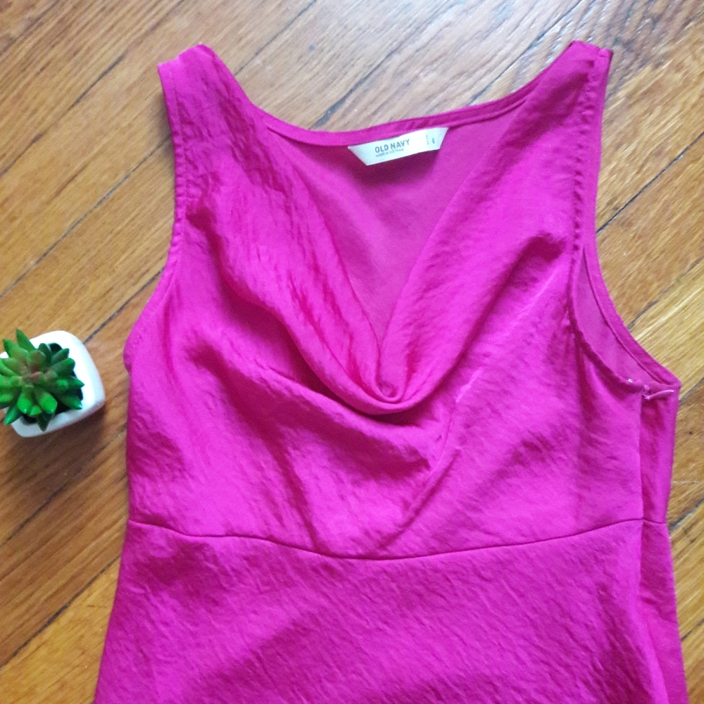 Fuschia Pink Dress Size 4 - Picture 3 of 3